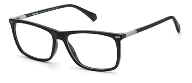 Premium Men Polaroid Eyeglasses: PLD D430 - Black - SpecSMART Eye Clinic (Diagonal View)